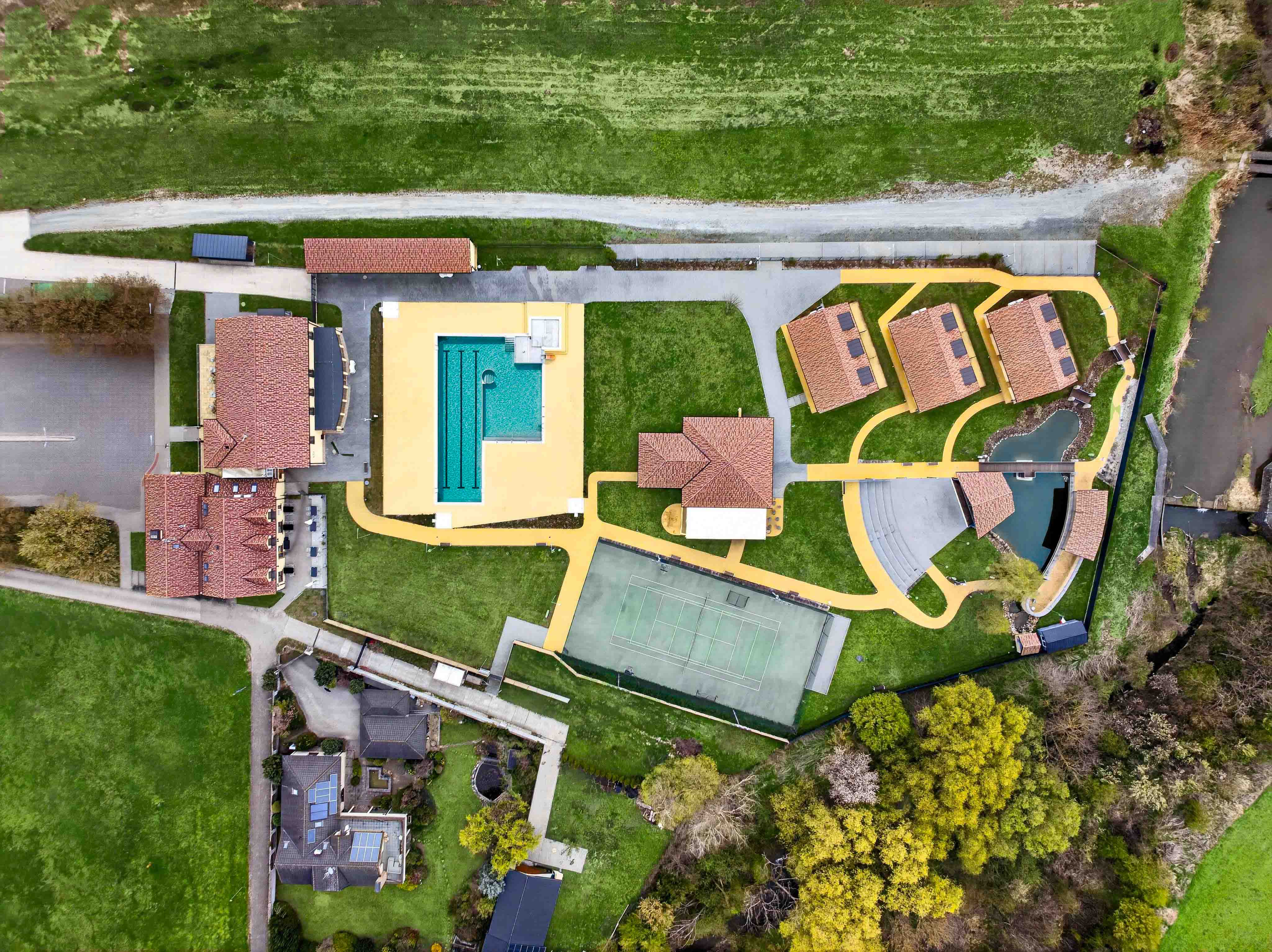 Resort Rybníček z výšky